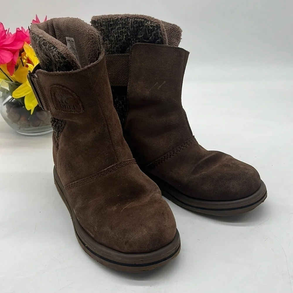 Sorel Brown Suede Winter Boots Size 5. WRB3156E